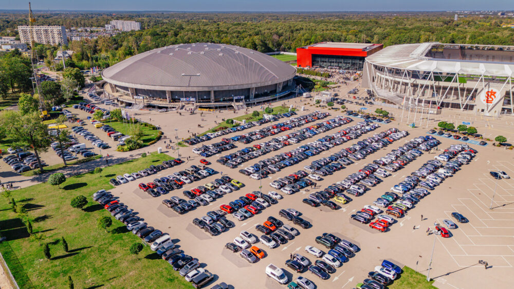 Łódź Atlas Arena Koncerty Parkingi Samochody