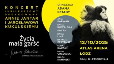 Obraz promujący koncert "Życie mała garść"