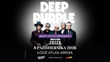 Grafika promująca Deep Purple w atlas arenie w łodzi