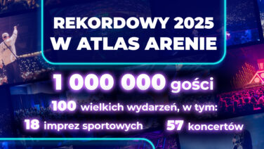 Zdjęcie podsumowujące rok w atlas arenie w łodzi