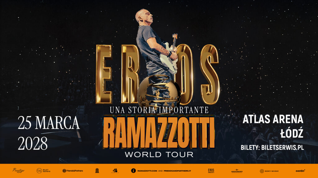Saturday, March 25 – Eros Ramazzotti – UNA STORIA IMPORTANTE WORLD TOUR