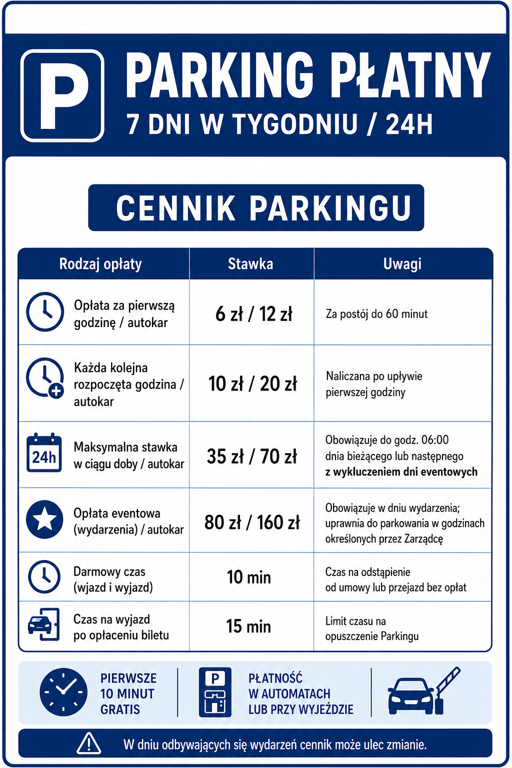 cennik Arena 1 1