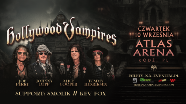 18.08.2026 - Smolik // Kev Fox wystąpią przed Hollywood Vampires w Atlas Arenie